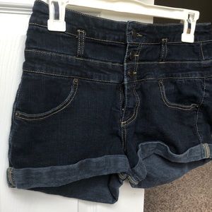 Jean High Waisted Shorts